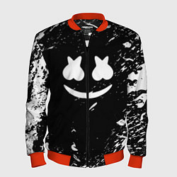 Мужской бомбер Marshmello брызги красок