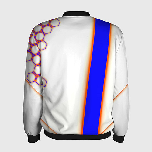Мужской бомбер Borussia geometry sport / 3D-Черный – фото 2