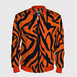 Мужской бомбер Расцветка тигра