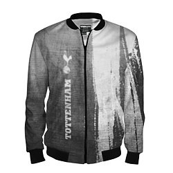 Бомбер мужской Tottenham - grey gradient по-вертикали, цвет: 3D-черный