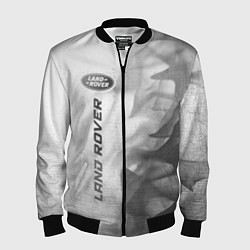 Бомбер мужской Land Rover - white gradient по-вертикали, цвет: 3D-черный