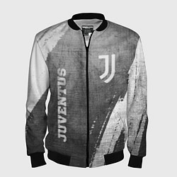 Бомбер мужской Juventus - grey gradient вертикально, цвет: 3D-черный