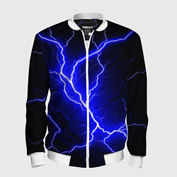 Мужской бомбер Color blue black