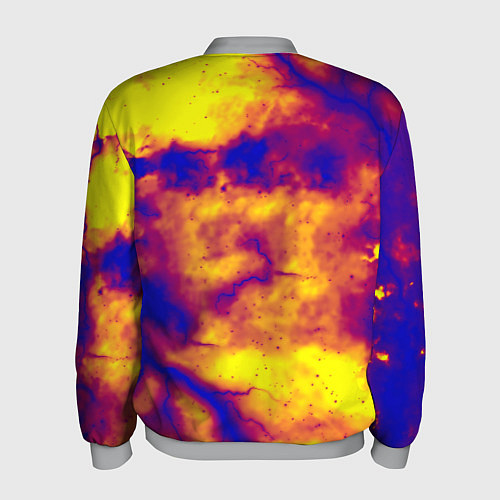 Мужской бомбер Monster energy storm grunge / 3D-Меланж – фото 2