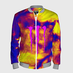 Бомбер мужской Monster energy storm grunge, цвет: 3D-меланж