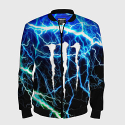Бомбер мужской Monster energy electro, цвет: 3D-черный