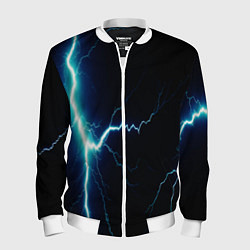 Мужской бомбер Lightning light blue