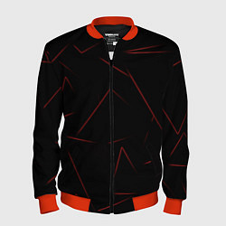 Бомбер мужской Color red line, цвет: 3D-красный