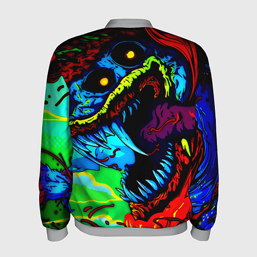 Мужской бомбер Rust hyperbeast / 3D-Меланж – фото 2