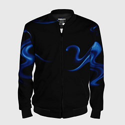 Мужской бомбер Color blue abstraction