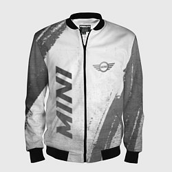 Бомбер мужской Mini - white gradient вертикально, цвет: 3D-черный