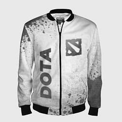 Бомбер мужской Dota - white gradient вертикально, цвет: 3D-черный