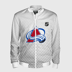 Бомбер мужской Колорадо Эвеланш - белый геометрический градиент, цвет: 3D-белый