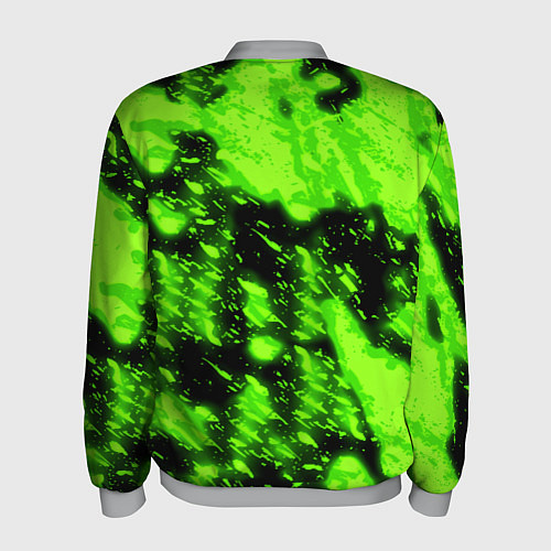Мужской бомбер Monster energy кислотное лого / 3D-Меланж – фото 2