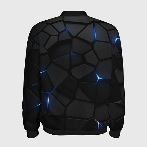 Мужской бомбер Вашингтон Кэпиталз - плиты с подсветкой / 3D-Черный – фото 2