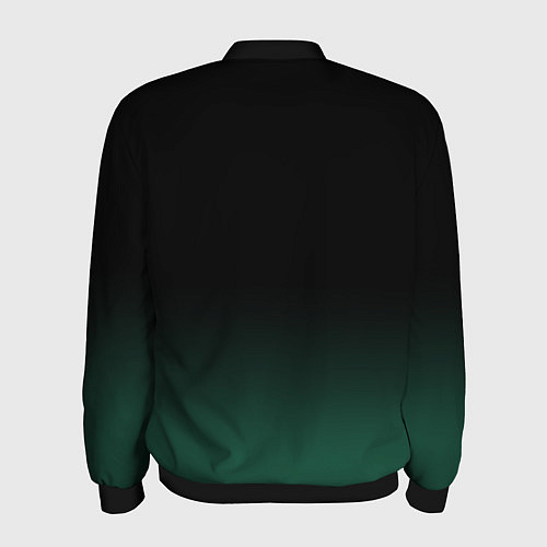 Мужской бомбер Миннесота Уайлд - градиент / 3D-Черный – фото 2