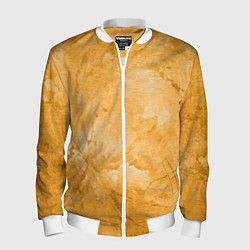 Бомбер мужской Абстракция - bright yellow, цвет: 3D-белый