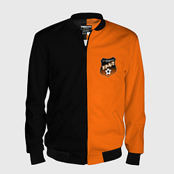 Бомбер мужской ФК Урал - два цвета, цвет: 3D-черный