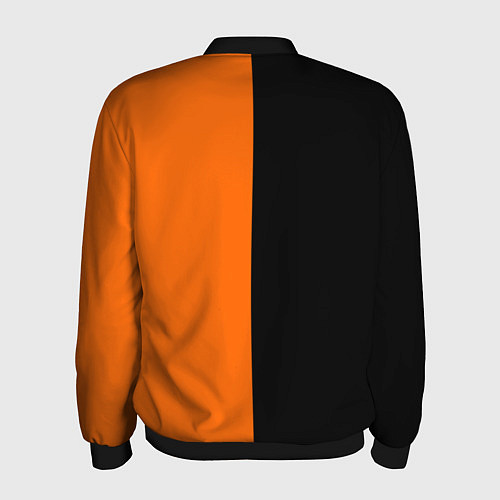 Мужской бомбер ФК Урал - два цвета / 3D-Черный – фото 2