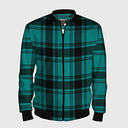 Мужской бомбер Checkered dark blue