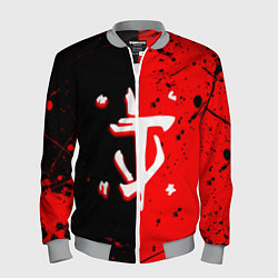 Бомбер мужской Doom текстура краски, цвет: 3D-меланж