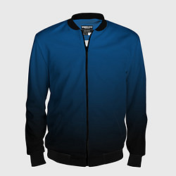 Бомбер мужской Лазурит тёмно-синий, цвет: 3D-черный