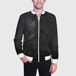 Бомбер мужской Тихтенген звёздны, цвет: 3D-белый — фото 2