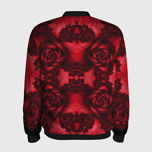 Мужской бомбер Бесконечное кружево / 3D-Черный – фото 2