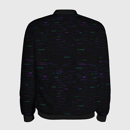 Мужской бомбер Глич / 3D-Черный – фото 2