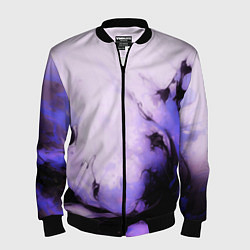 Бомбер мужской Взрывной индиго светлый, цвет: 3D-черный