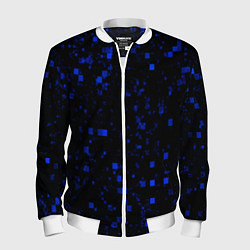 Бомбер мужской Color blue khaki, цвет: 3D-белый