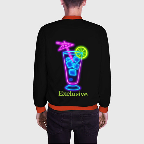 Мужской бомбер Exclusive / 3D-Красный – фото 4