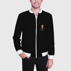 Бомбер мужской Pinocchio, цвет: 3D-белый — фото 2