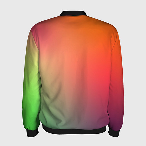 Мужской бомбер Color multicolored / 3D-Черный – фото 2