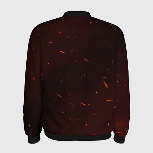 Мужской бомбер Светящаяся лошадь 2026 / 3D-Черный – фото 2