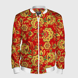 Мужской бомбер Хохлома