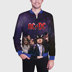 Бомбер мужской AC/DC, цвет: 3D-синий — фото 2