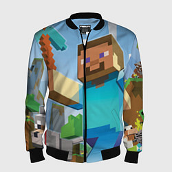 Мужской бомбер Minecraft World
