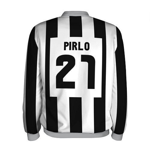 Мужской бомбер Juventus: Pirlo / 3D-Меланж – фото 2