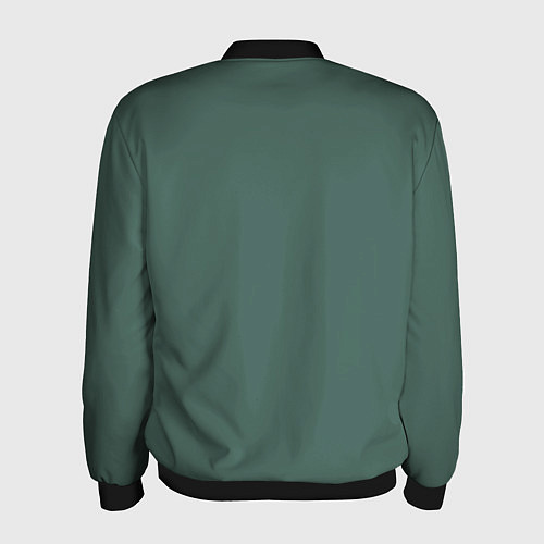 Мужской бомбер Принцесса и волк / 3D-Черный – фото 2