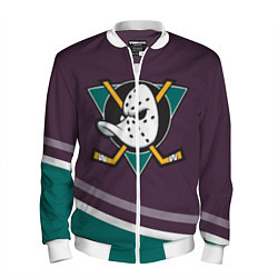 Бомбер мужской Anaheim Ducks Selanne, цвет: 3D-белый