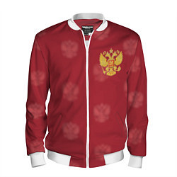 Бомбер мужской Сборная России по футболу, цвет: 3D-белый