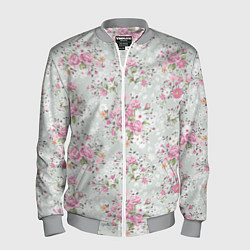Мужской бомбер Flower pattern