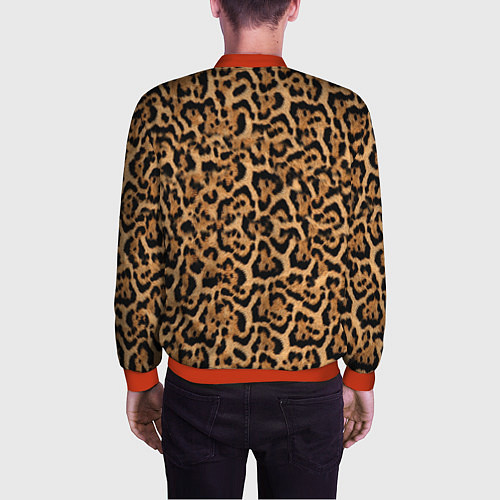 Мужской бомбер Jaguar / 3D-Красный – фото 4