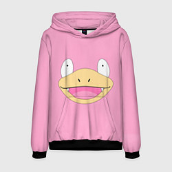 Толстовка-худи мужская Slowpoke, цвет: 3D-черный