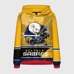 Толстовка-худи мужская Buffalo Sabres, цвет: 3D-красный