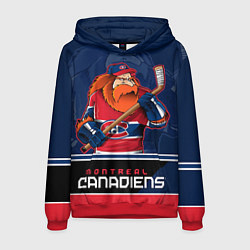 Толстовка-худи мужская Montreal Canadiens, цвет: 3D-красный