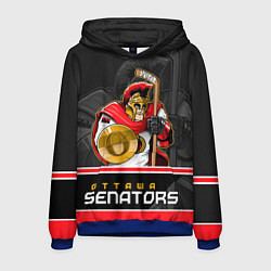 Толстовка-худи мужская Ottawa Senators, цвет: 3D-синий