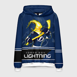 Толстовка-худи мужская Bay Lightning, цвет: 3D-белый