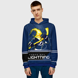 Толстовка-худи мужская Bay Lightning, цвет: 3D-синий — фото 2